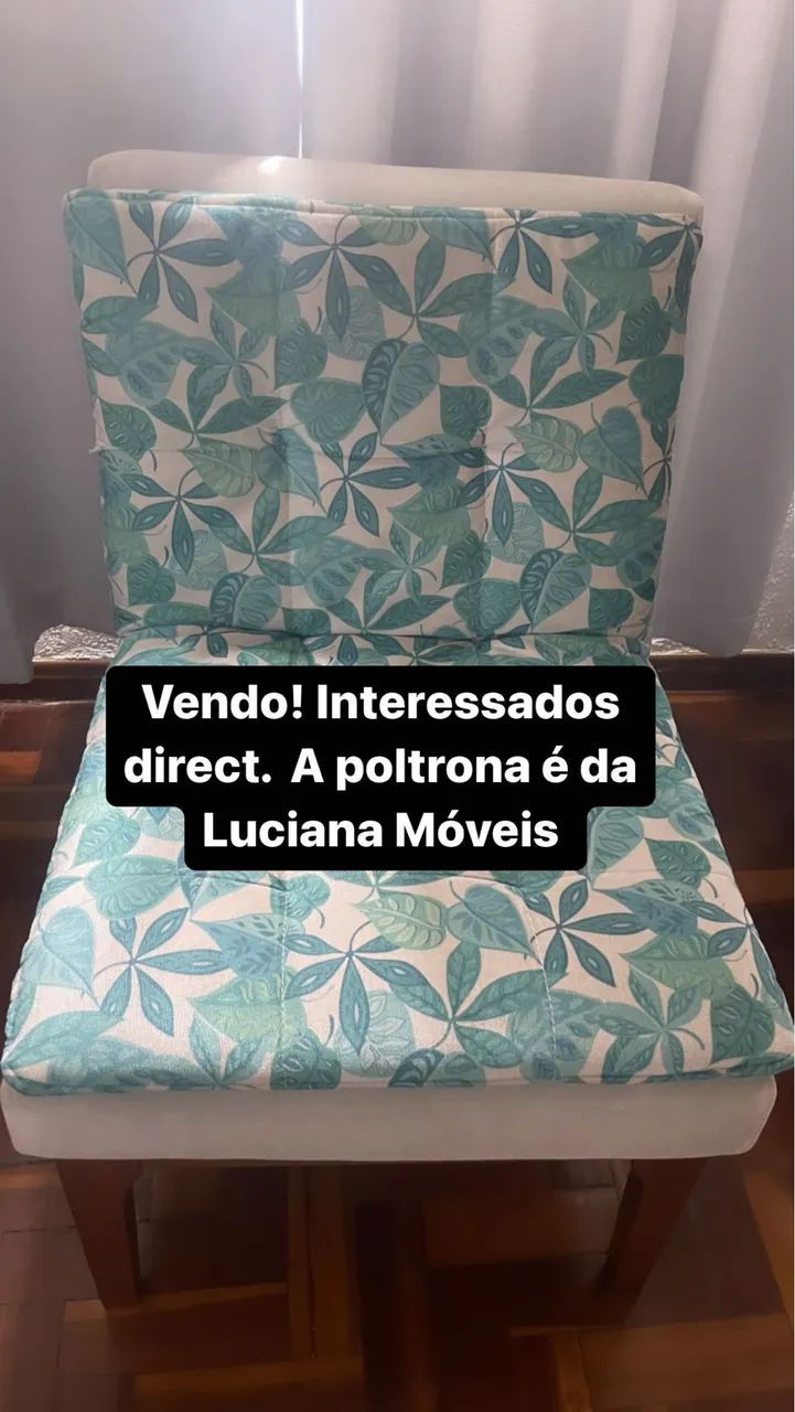 Poltrona/cadeira da Luciana Móveis super confortável
