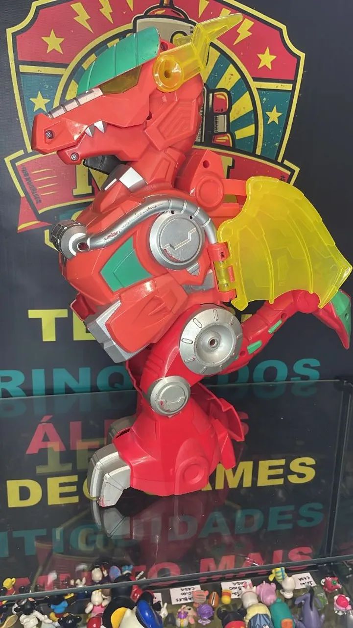 Boneco Red Ranger Thnderzord Power Rangers 