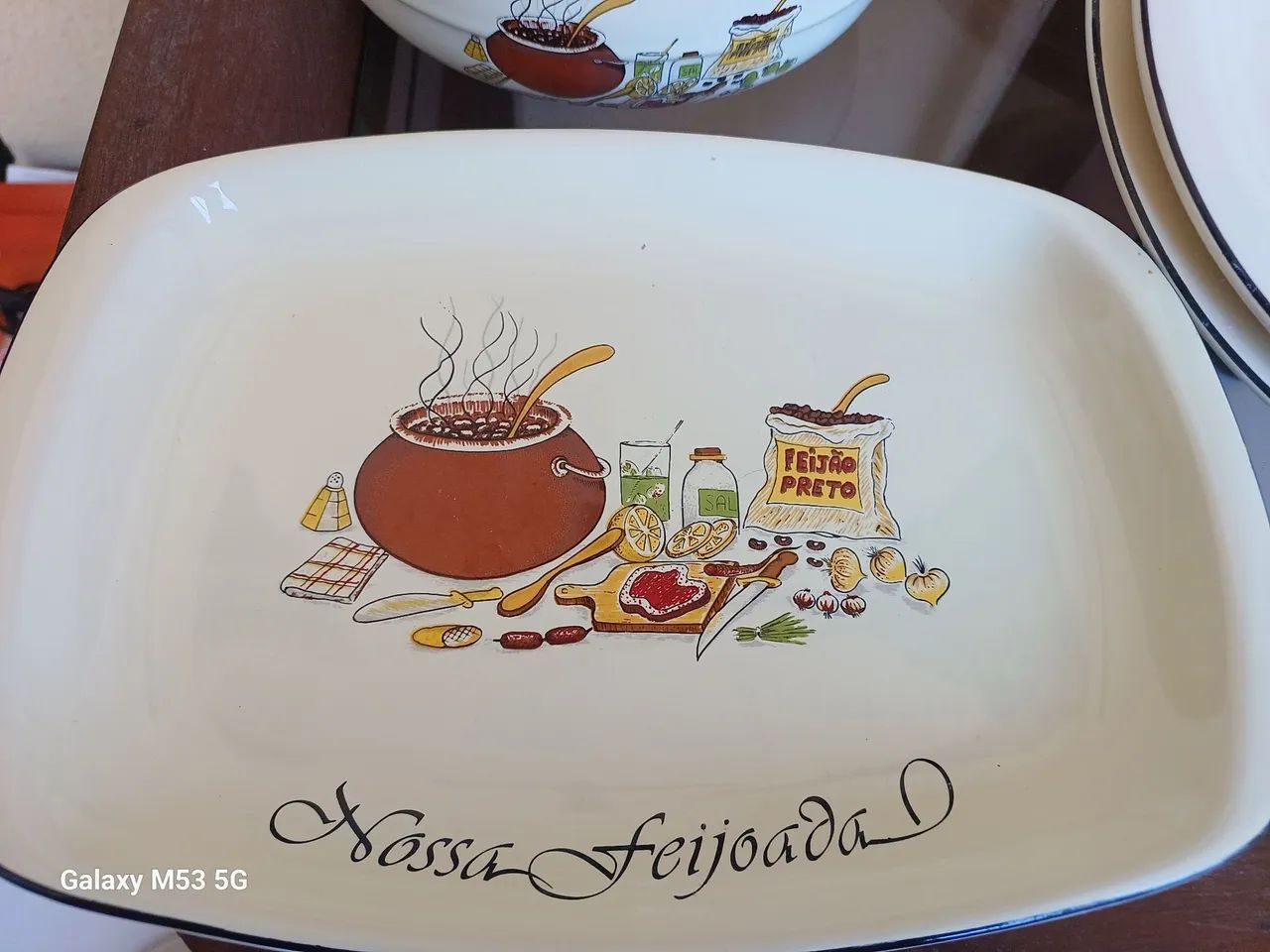 JOGO DE FEIJOADA DE PORCELANA - Foto 4