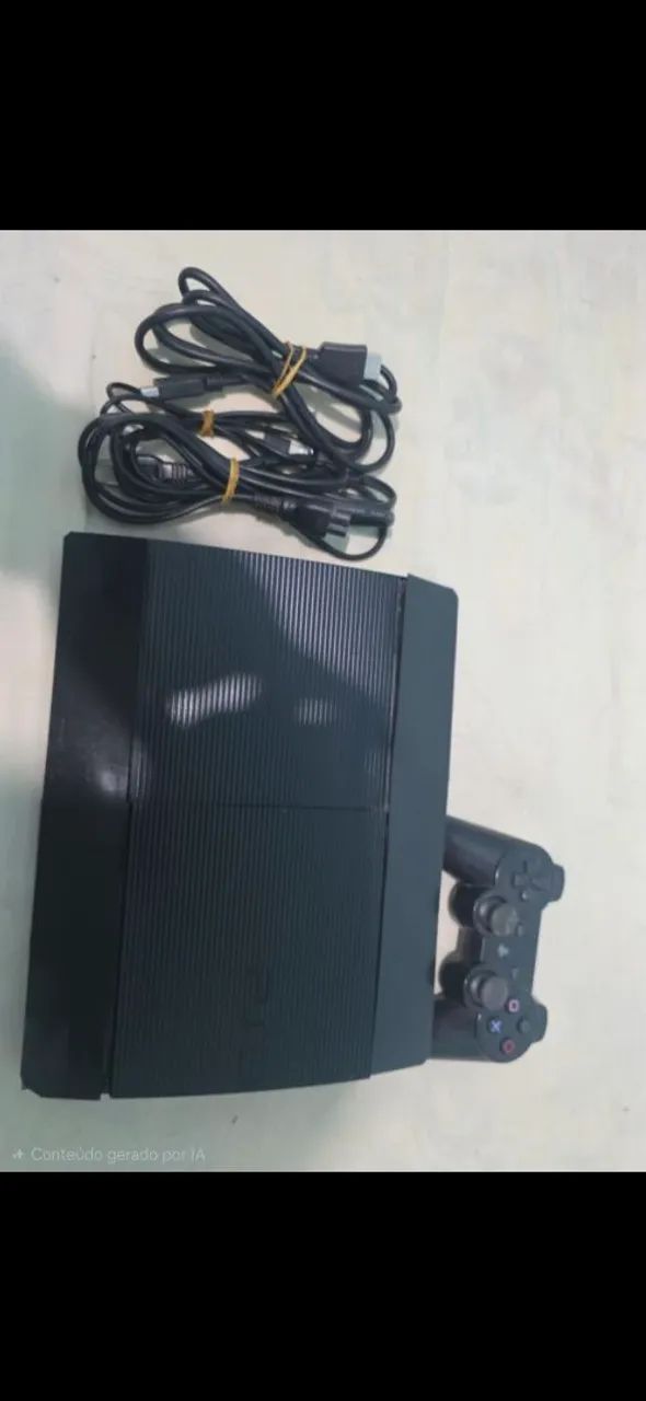 PlayStation 3 super slim dois controles  - Foto 2
