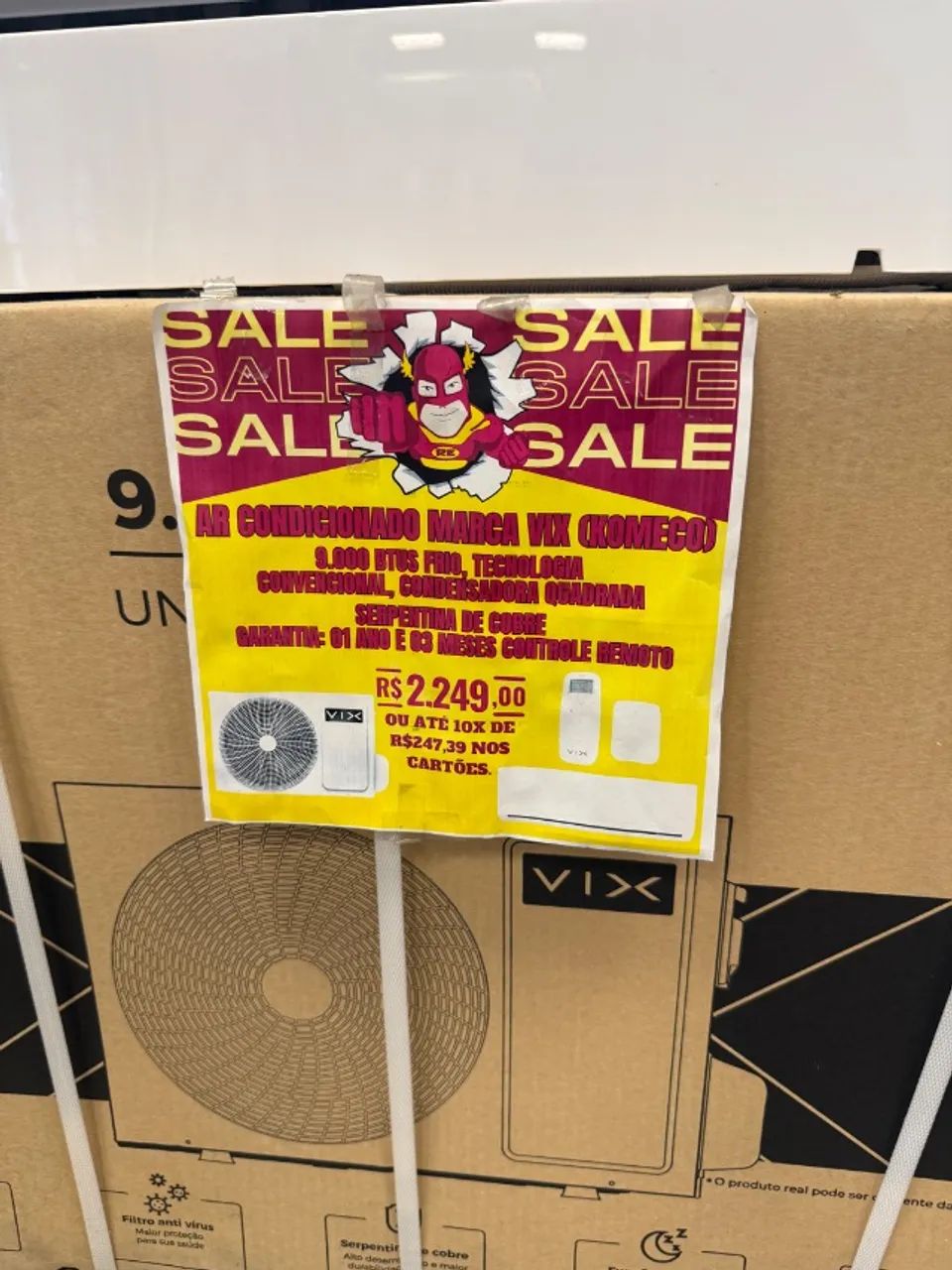 AR CONDICIONADO SPLIT 9.000 BTUS - Foto 4