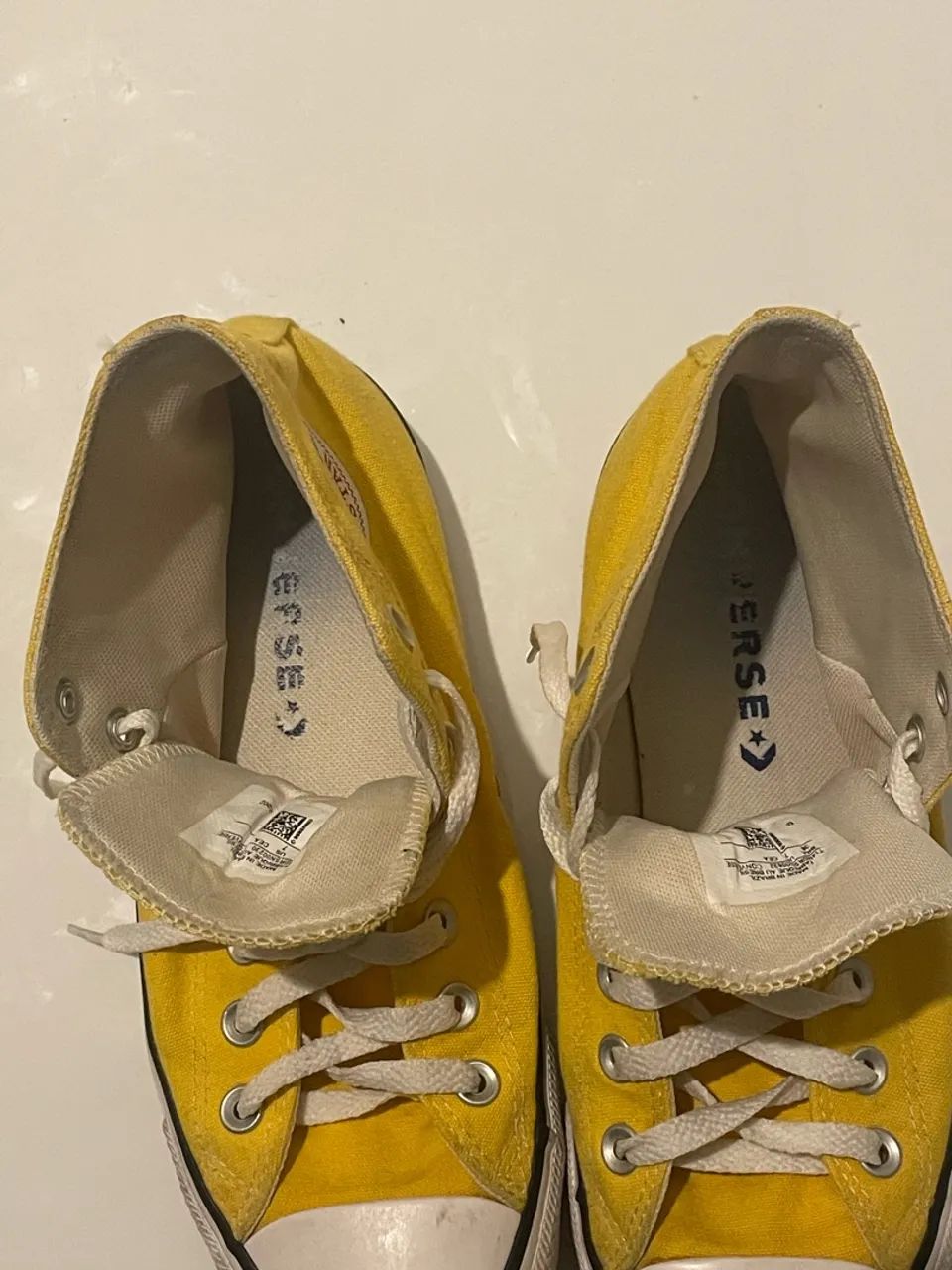 Converse cano alto amarelo - Foto 3