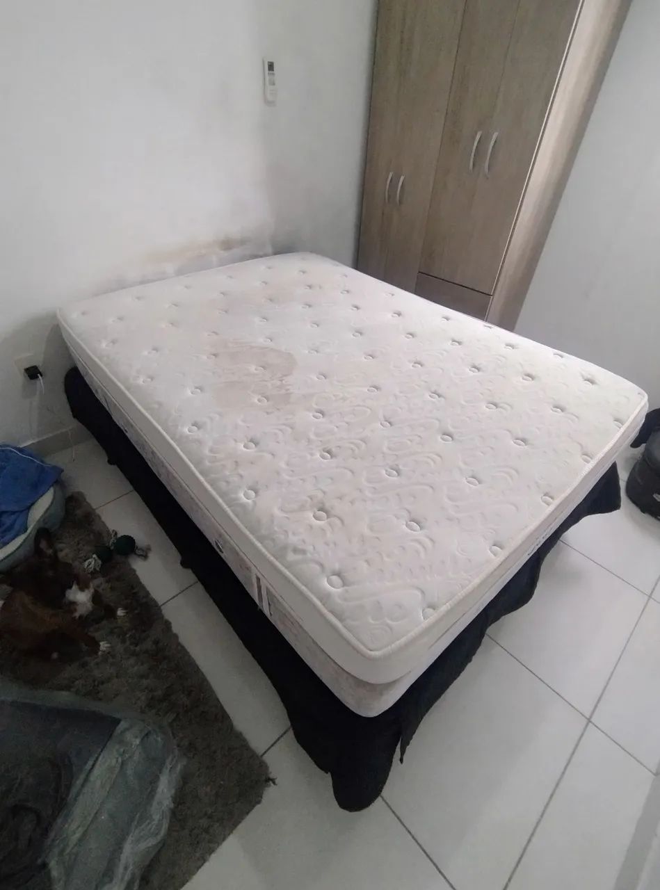 Cama casal box com colchão  - Foto 2