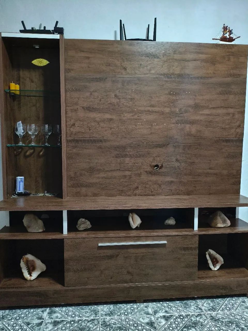 Rack e painel 