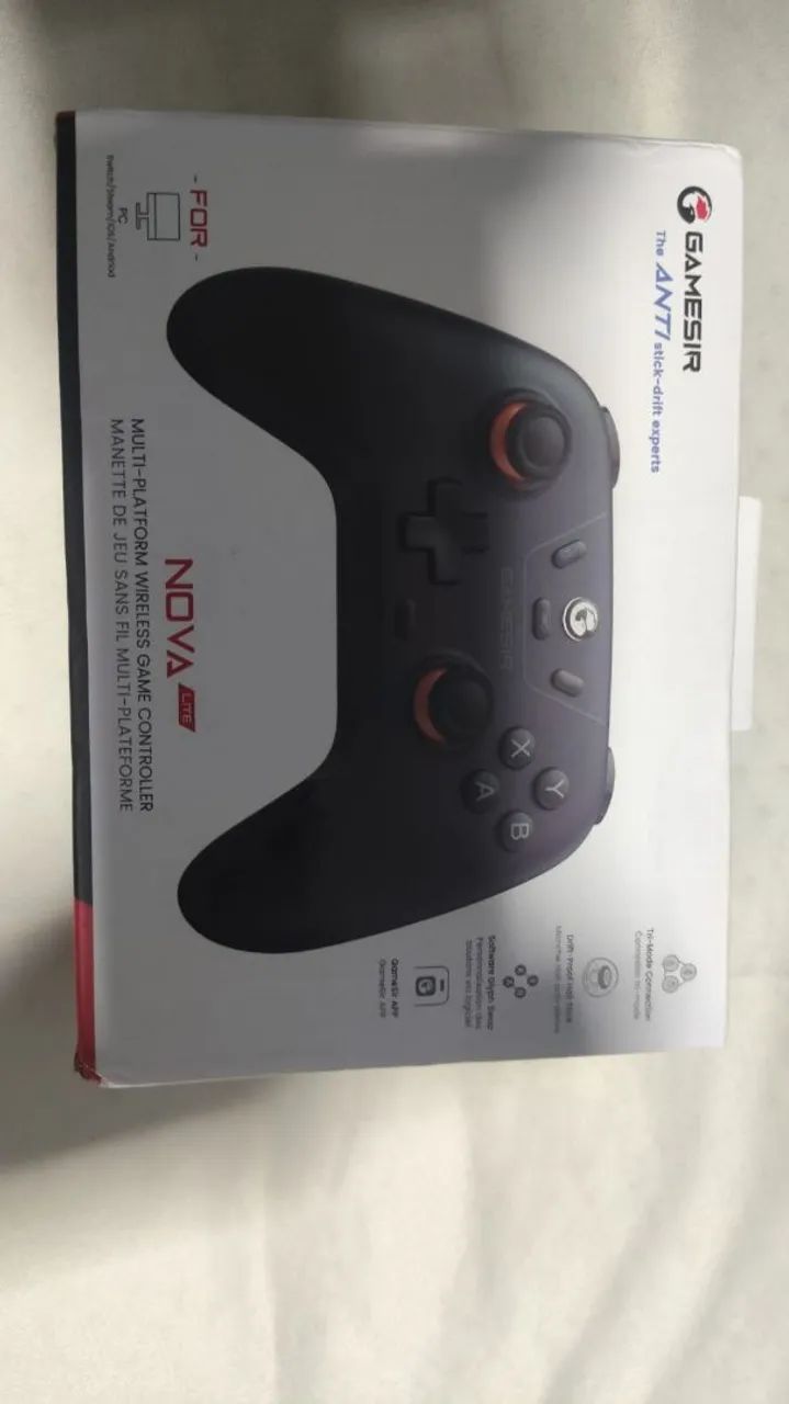 Controle Sem Fio GameSir Nova Lite - PC, Switch, Android e iOS (Na Caixa)