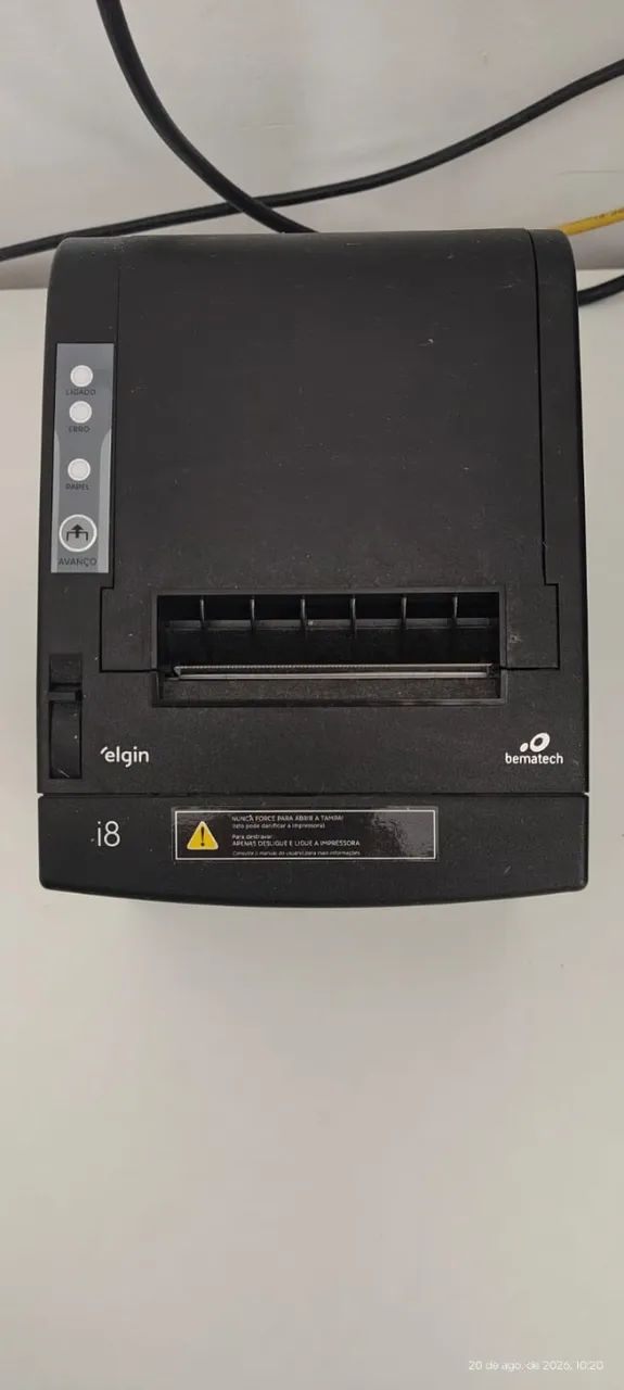 Impressora Térmica Elgin i8 Bematech USB + Rede + Serial - Excelente Estado