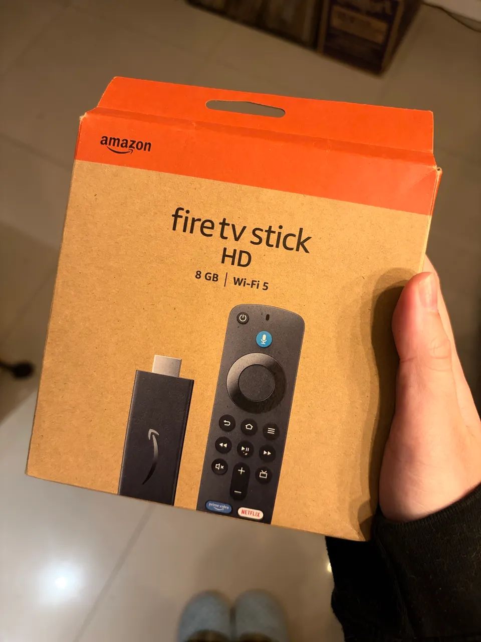 Fire TV Stick HD - Lacrado na Caixa