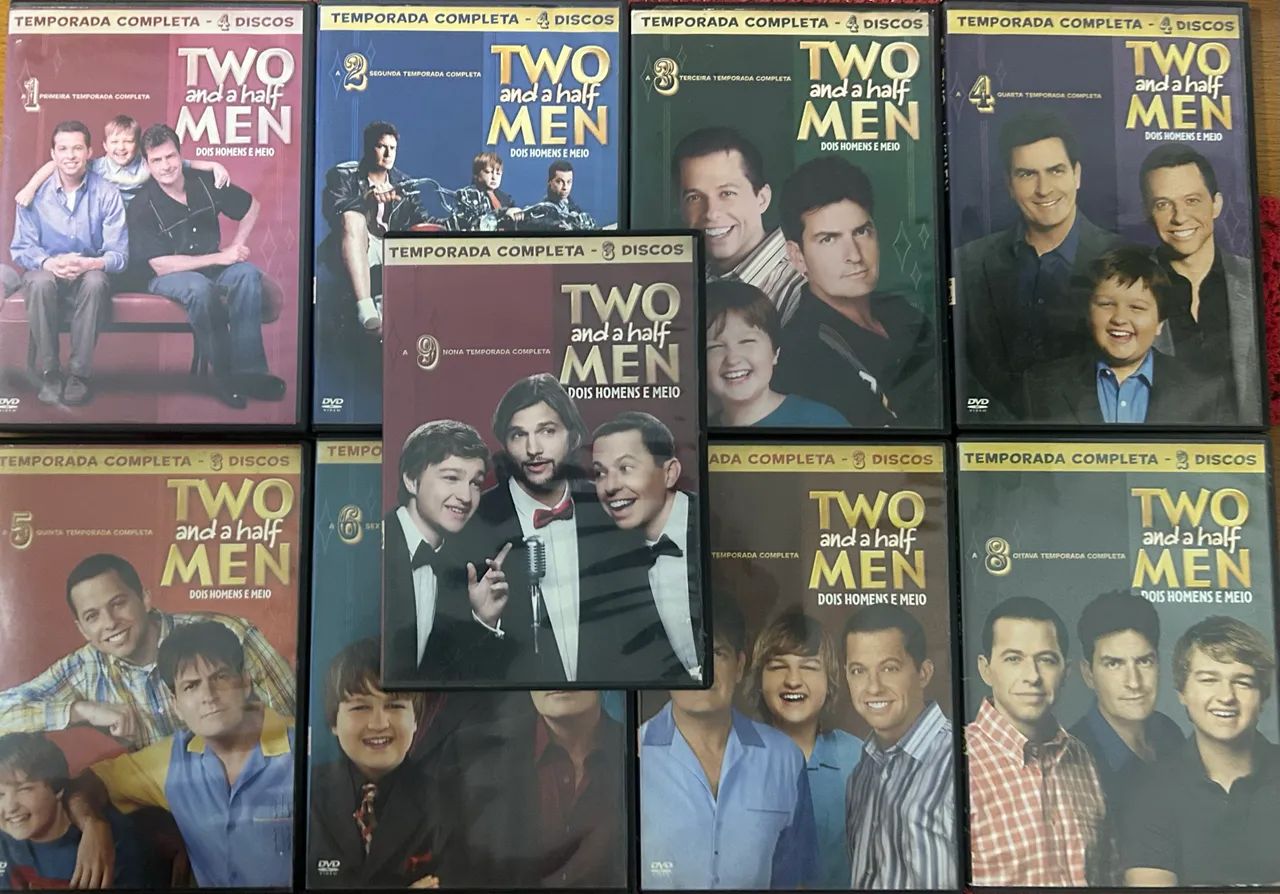 DVDS ORIGINAIS Two and a Half Men !