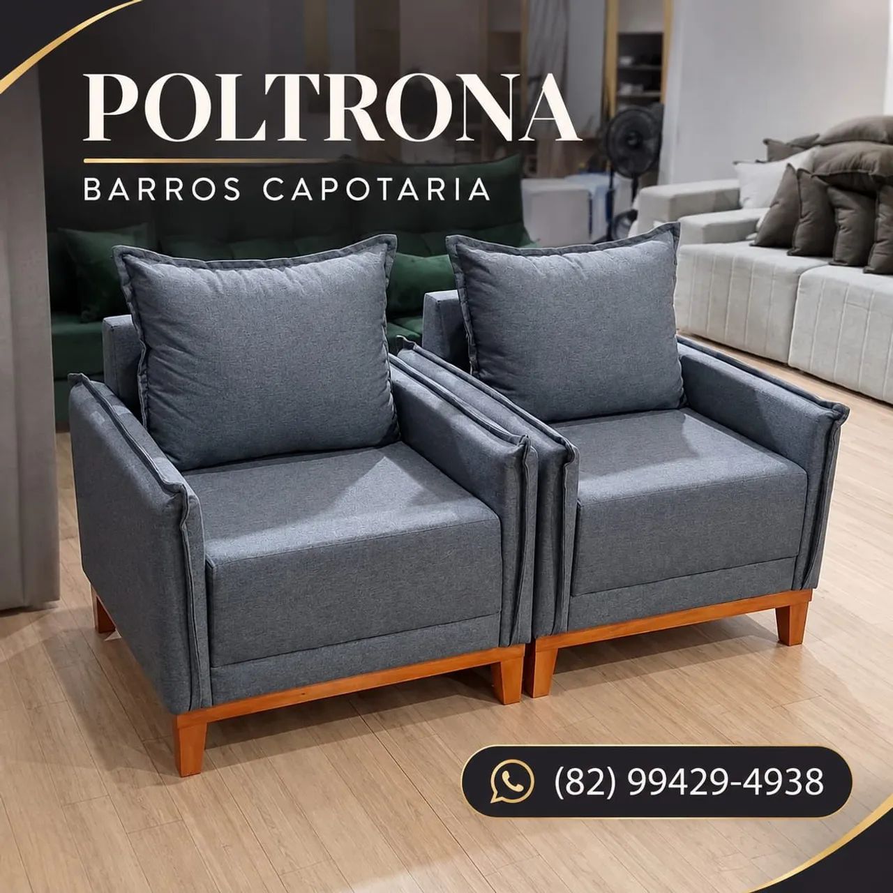 Poltrona confortável 