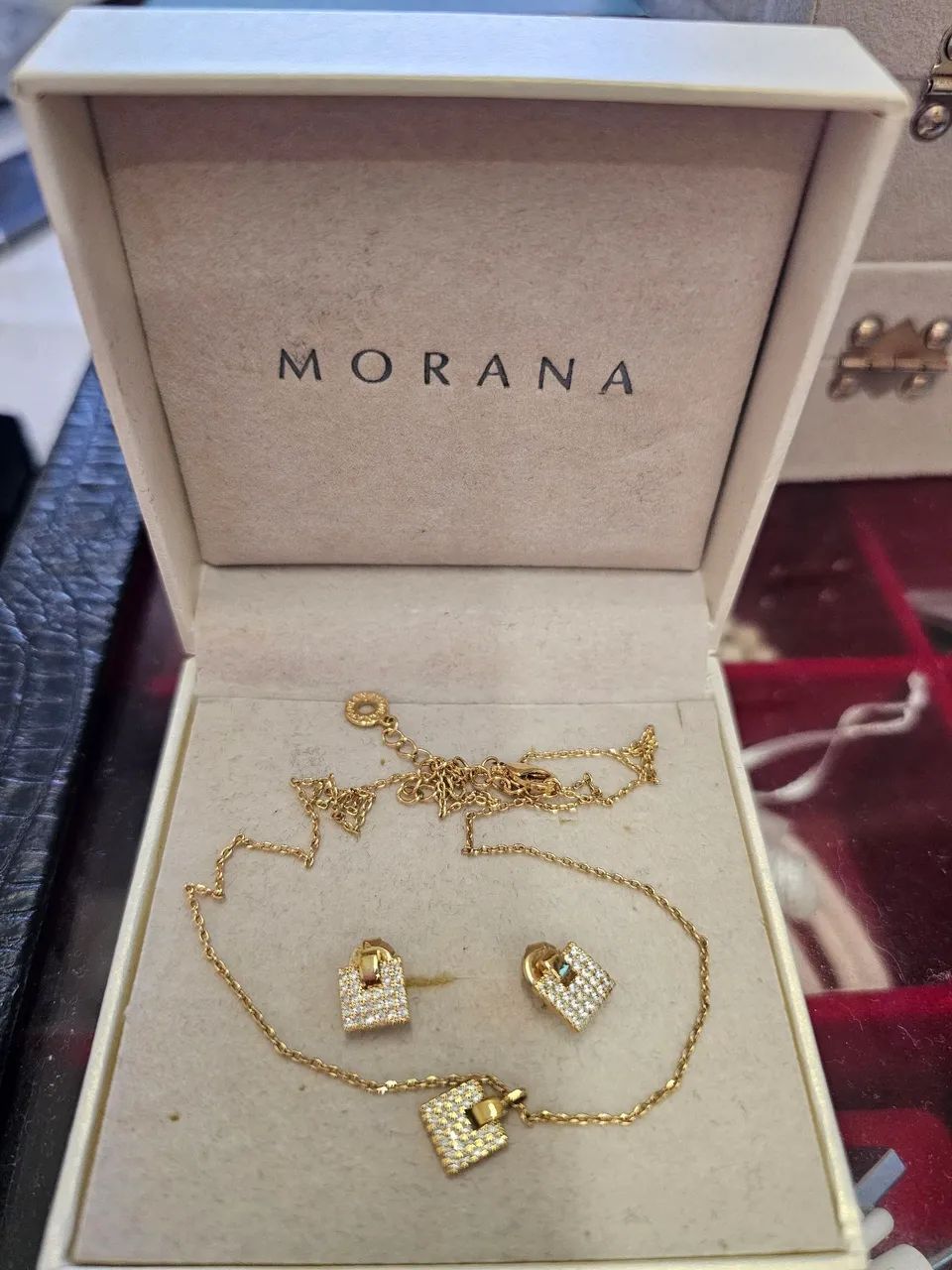 Conjunto morana colar e brincos - Foto 4