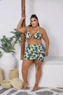 moda praia plus size no atacado 36,00 - Foto 3