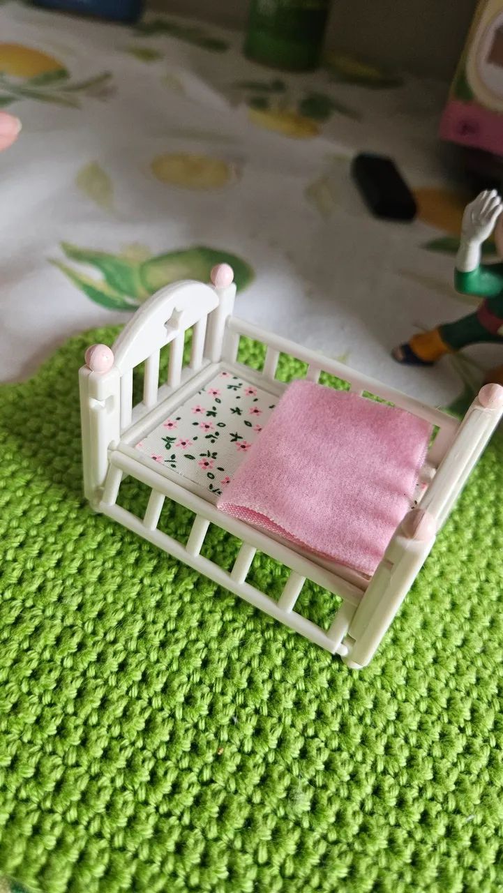 Berço e banheira de bebê sylvanian families - Foto 5