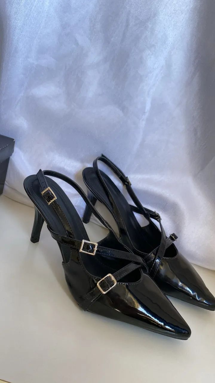 Scarpin preto (nunca usado) - Foto 2