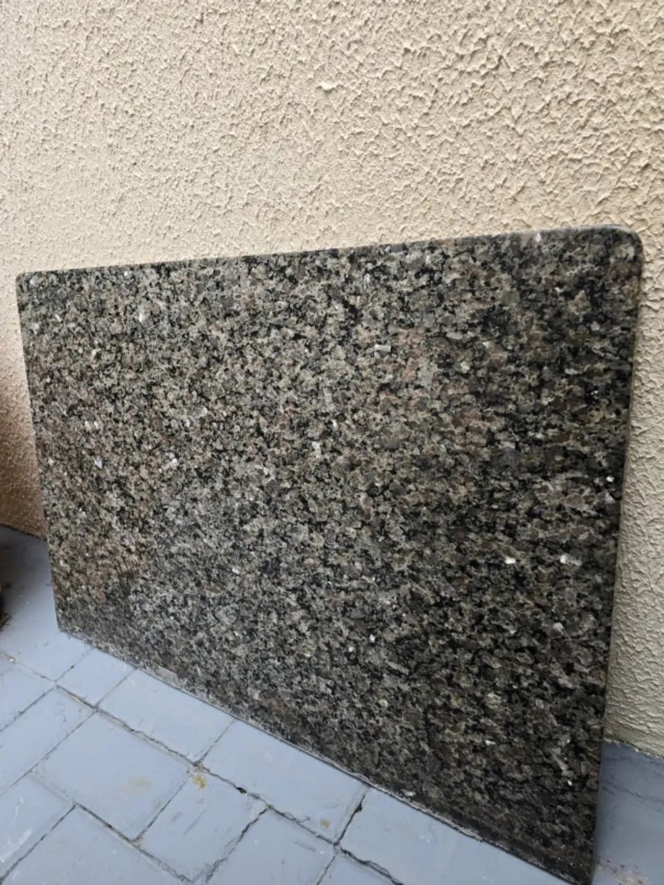 Pedra Granito Café Imperial Cinza escura 82x56c - Foto 6