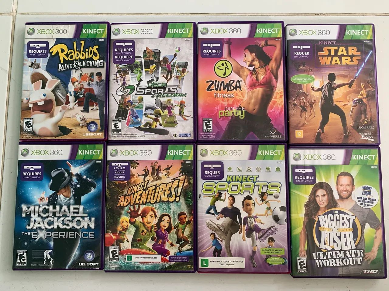Jogos Xbox 360 para linear