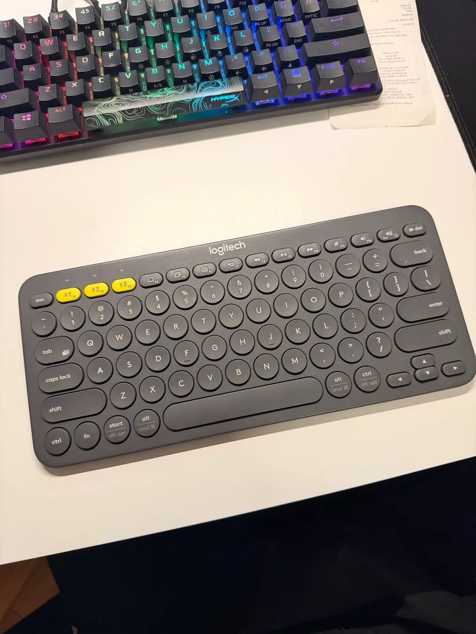 Teclado Logitech k380 Bluetooth sem fio para smartphone, tablet, etc - Foto 3