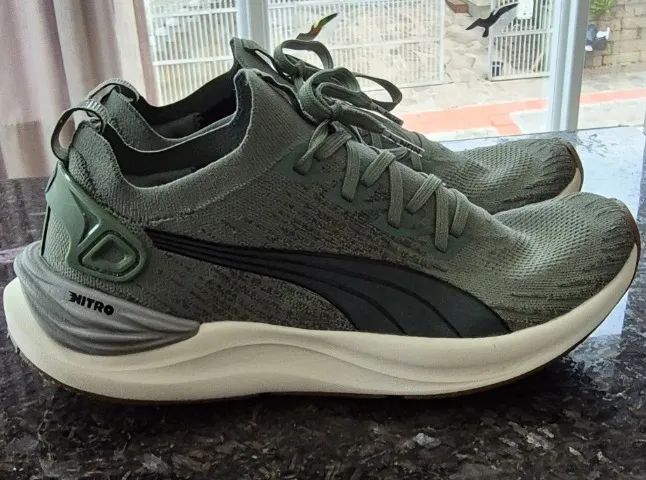 Tênis Puma Nitro Verde - Foto 5