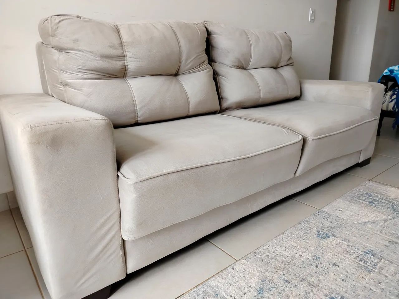 Sofá / Estofado Marjon/ 3 Lugares - Foto 2