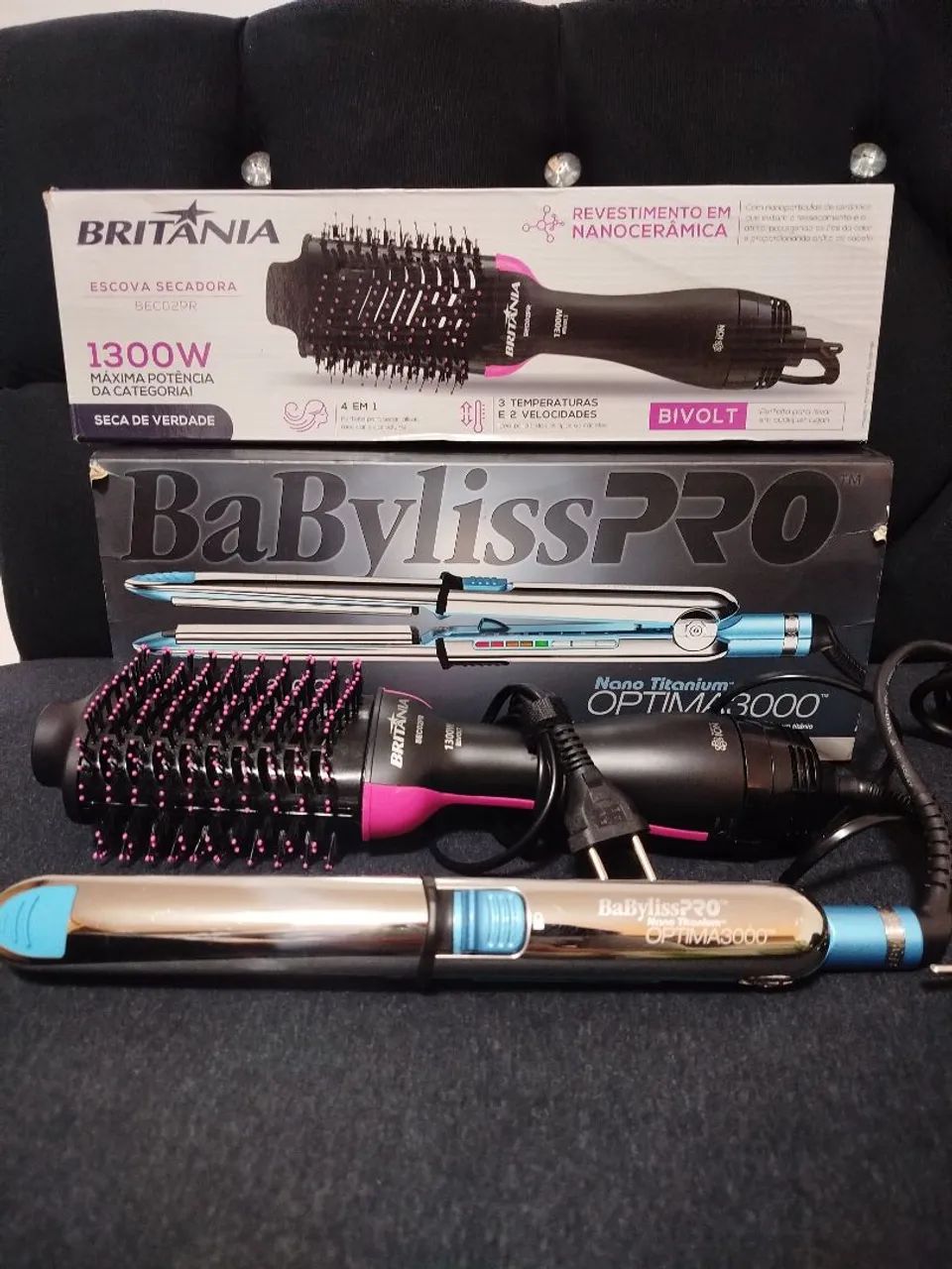 Prancha Nano Titanium Babyliss PRO OPTIMA3000