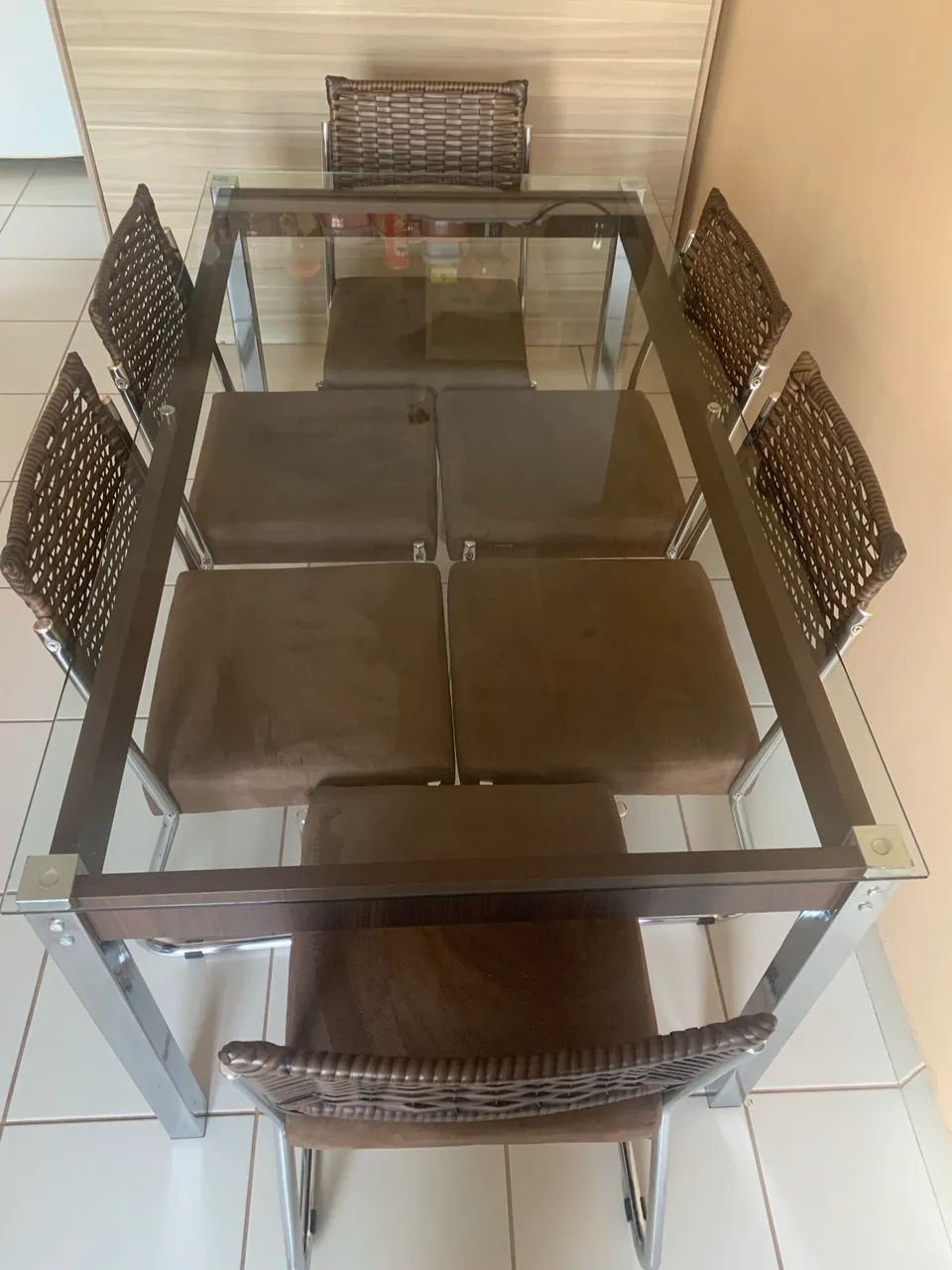 Mesa com seis cadeiras só aceito pagamento em pix cartão e espécie  - Foto 4