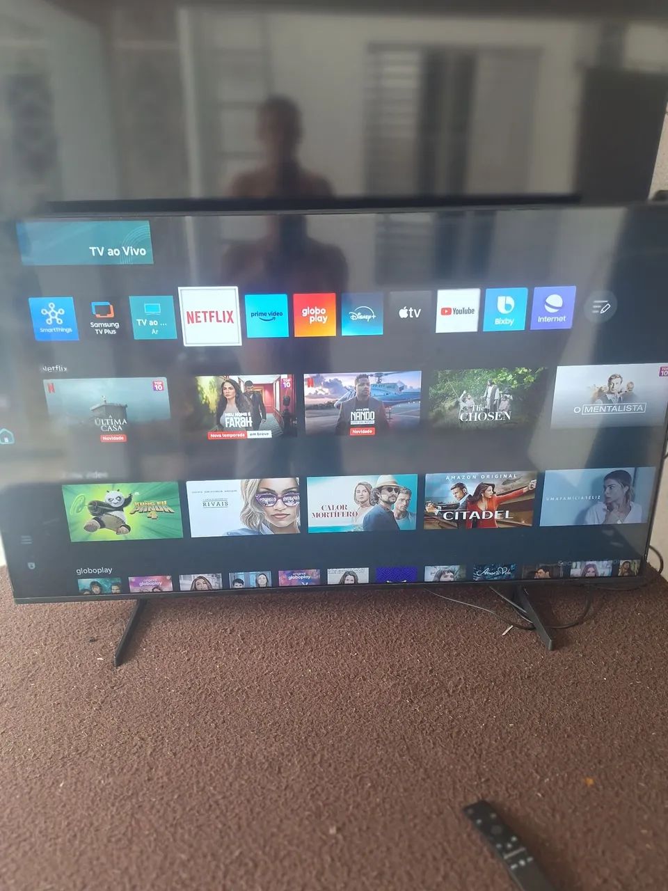 TV SMART SANSUNG 4K 50 POLEGADAS TUDO EM UM FUNCIONANDO PERFEITAMENTE ACEITO CARTÃO  - Foto 3