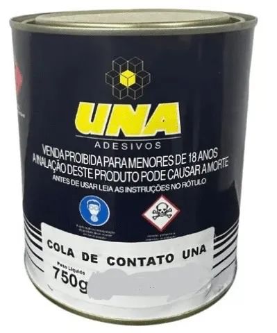 Cola de Contato Una Adesivos - Disponível em 200g, 750g e 2,8kg - MD Borrachas - Foto 3