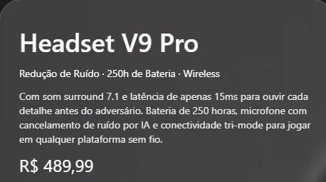 Headset Mchose v9 pro - Foto 3
