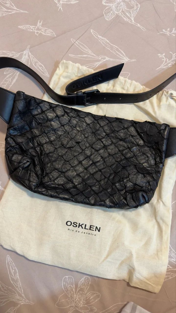 pochete osklen pirarucu