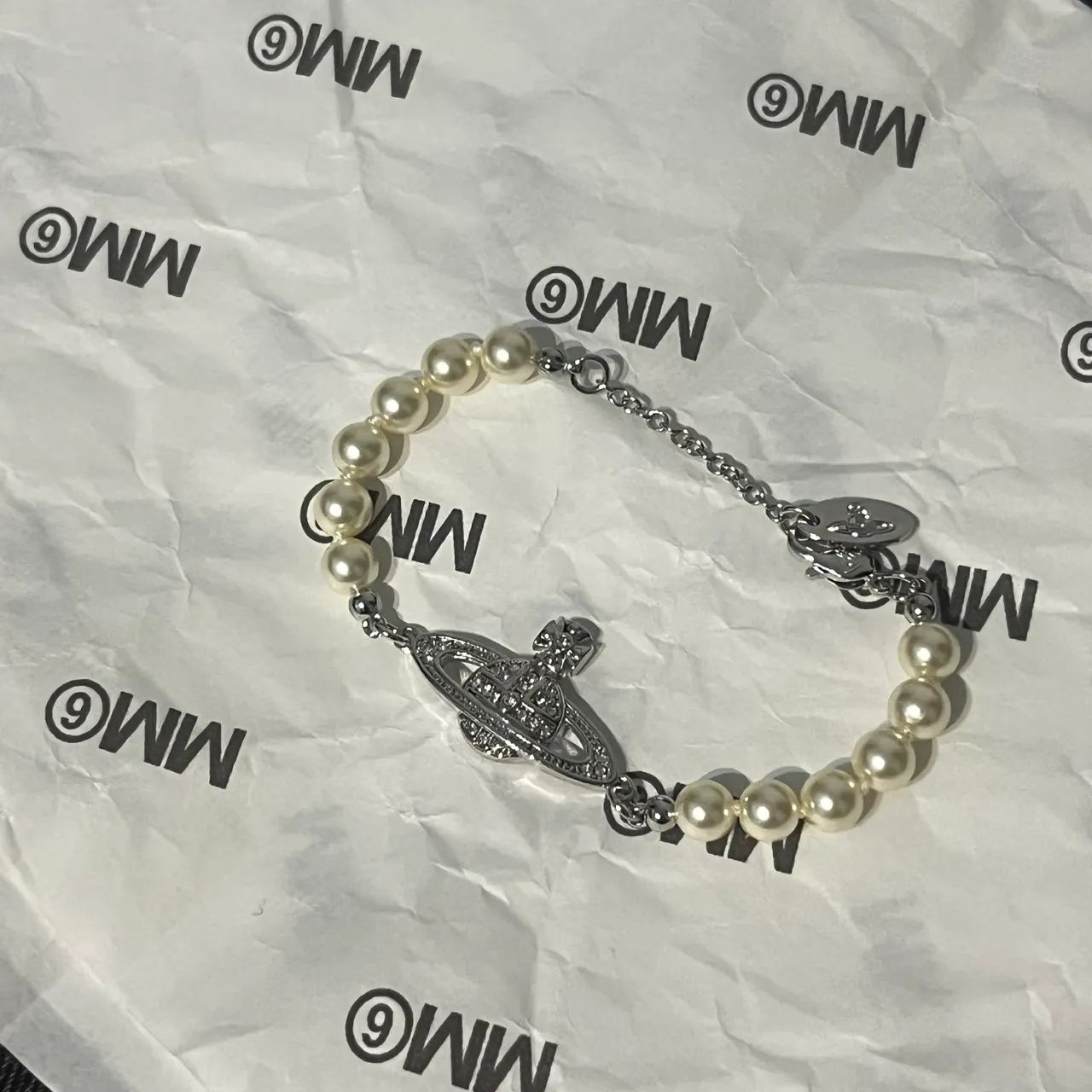 pulseira vivienne westwood pérolas - Foto 2