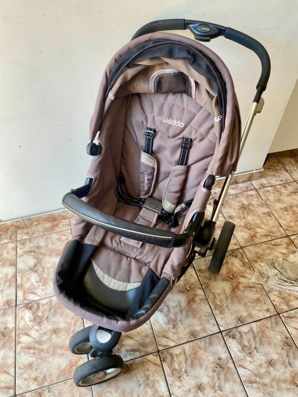 Kit Carrinho moisés + Bebê Conforto KIDDO  - Foto 2