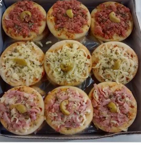 Kit Festa Mini Hambúrguer Mini Pizza E Mini Cachorro Quente
