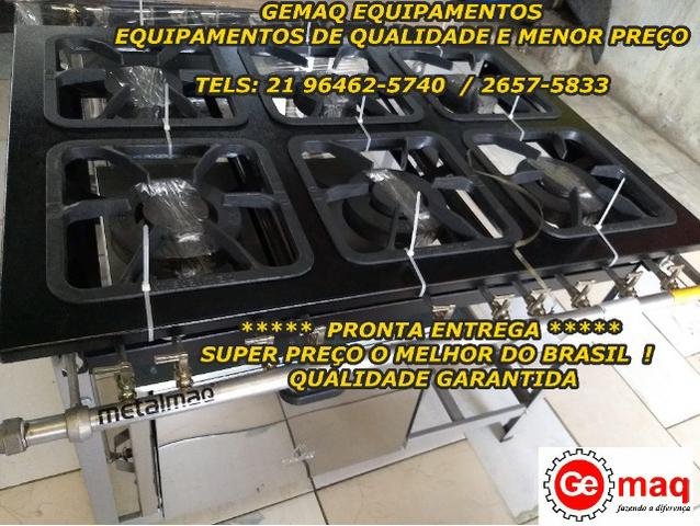 Imperdível! Fogão Industrial 6 bocas com forno em promoção!!