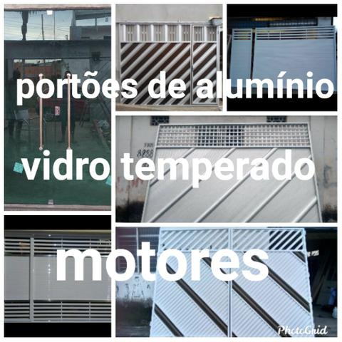 Portões de alumínio em geral
