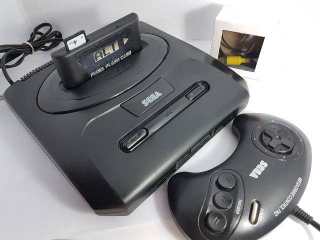 Mega Drive 3 com Flashcard e cartão de 4Gb