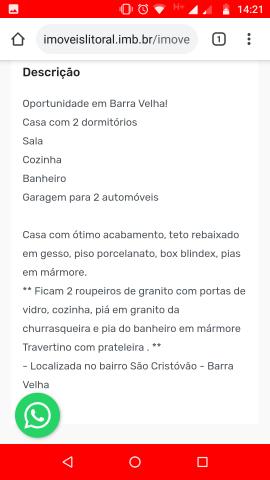 Casa em Barra velha - Foto 2