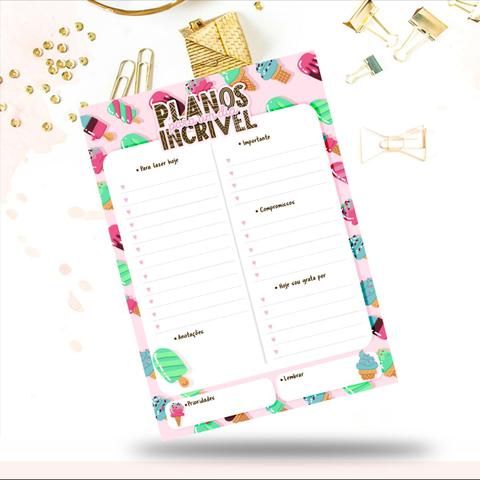 Bloco planner diário - Foto 5