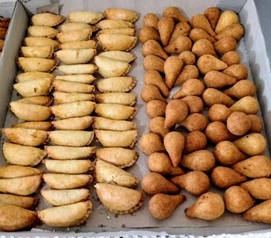 Salgados R$ 40,00(cento)