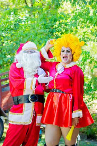 Papai Noel e Drag Noel para Festas de Fim de Ano