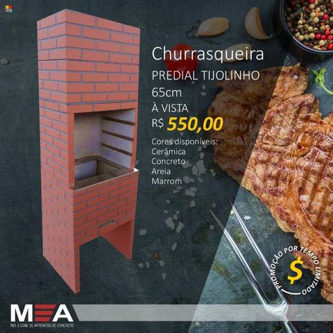 Churrasqueira pré moldada Predial de 65 e 75 cm de largura - Foto 2