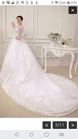 vestido de noiva novo