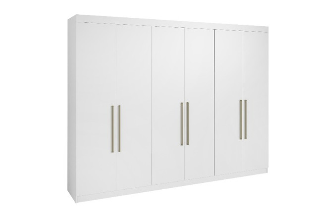 Guarda-roupa Da Vinci 6 portas sem espelho (SM/RUF) - Foto 5