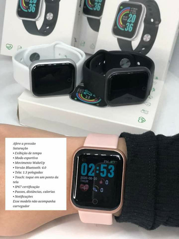 Smartwatch D20<br><br>FRETE GRATIS