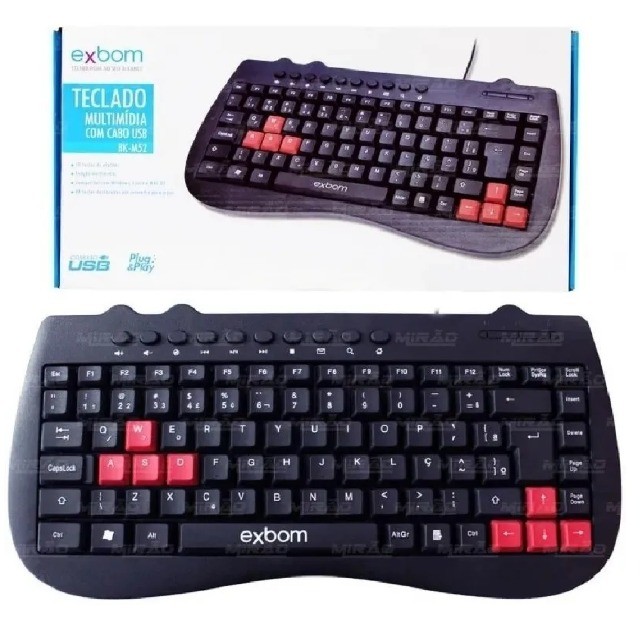 Mini Teclado USB para Notebook com Multimidia Padrão ABNT2 - Foto 2