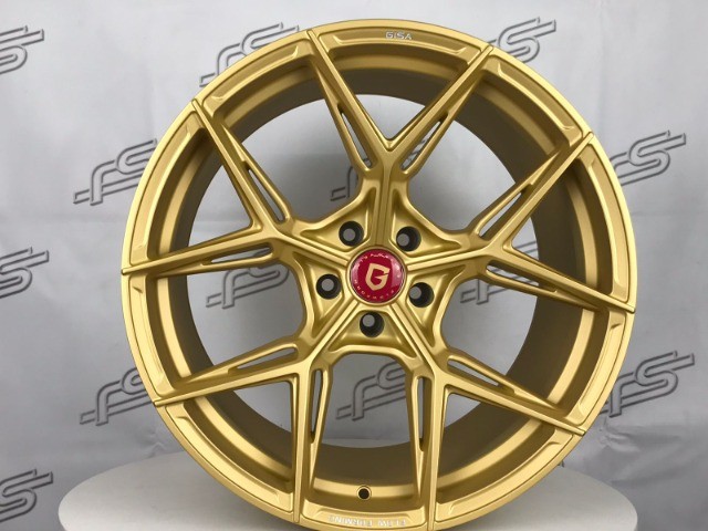 Rodas Gisa Stharlight Dourada 5x114 - 20x9,5 e 20x12,5 aro 20 duas talas