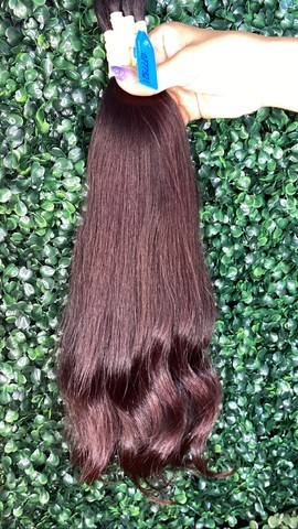 Cabelo brasileiro ruivo de 40 cm  - Foto 4