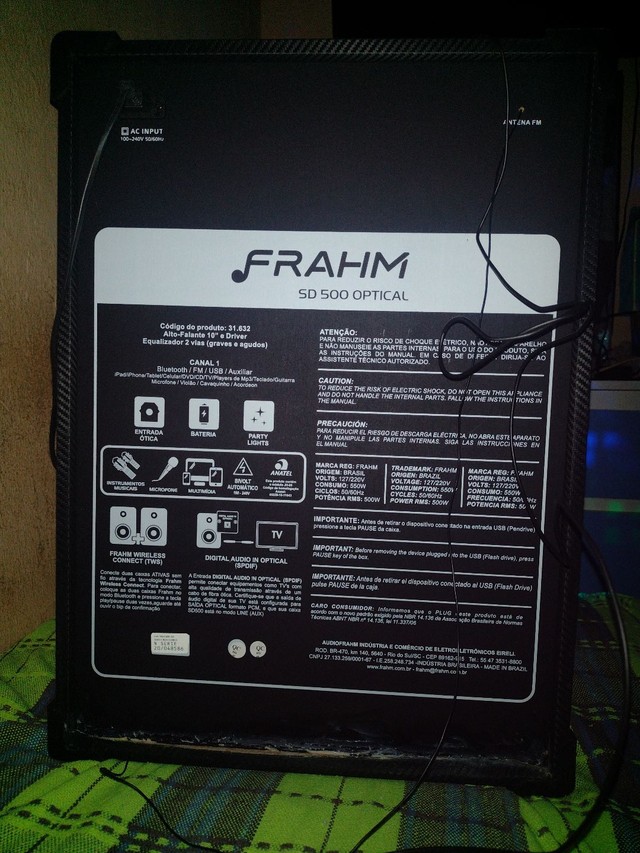 Caixa de Som Frahm  (600,00 R$ à vista) - Foto 5