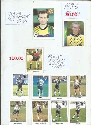 figurinhas atletico minas - avulsas de varios anos  - Foto 2