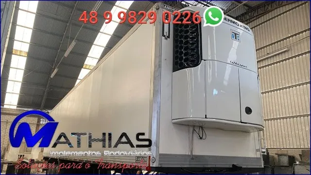 Carreta Frigorífica 28 Paletes Marca Randon Ano 2006 Altura livre 2,60m Com pneus