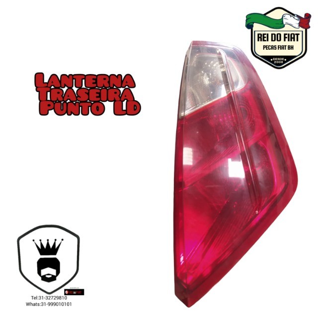 lanternas traseira fiat punto 2008 a 2012