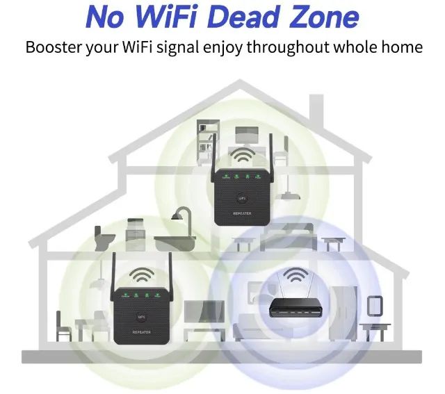 Repetidor WiFi sem fio ponto de acesso 2.4G extensor de sinal de longo alcanceCOD-AP180    - Foto 4